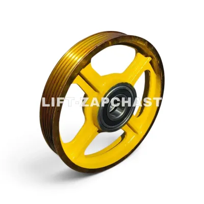 Відвідний блок ліфта 400x5x10 OTIS з підшипниками F0263BF2