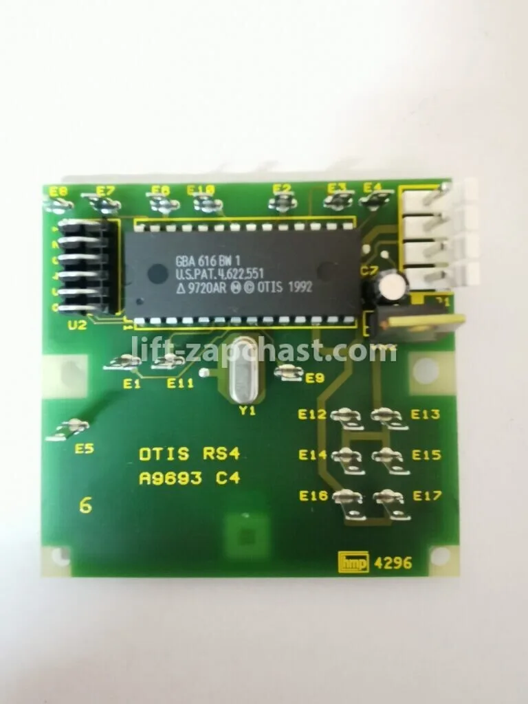 Плата RS4 ліфта OTIS A9693C4